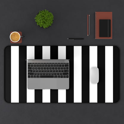 Black Stripe Desk Mat Office Desk Decor (12/18, 12/22, 16/32)