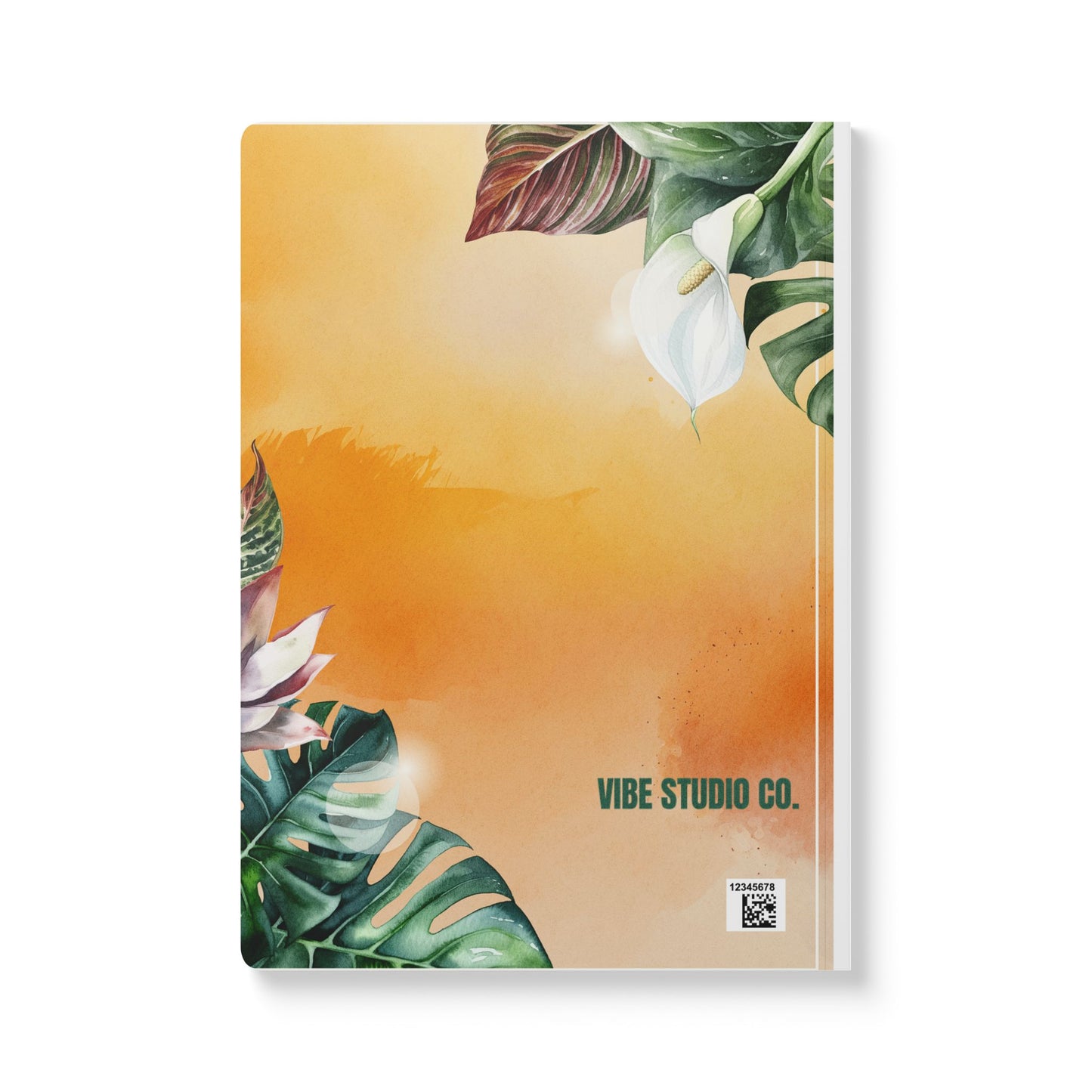 Notebook Sunset Botanical A5 Lined Journal