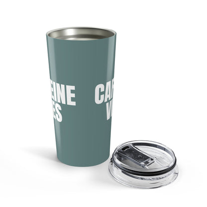 Dusty Blue Caffeine Vibes 20oz Stainless Steel Tumbler | Color Coordinated Collection