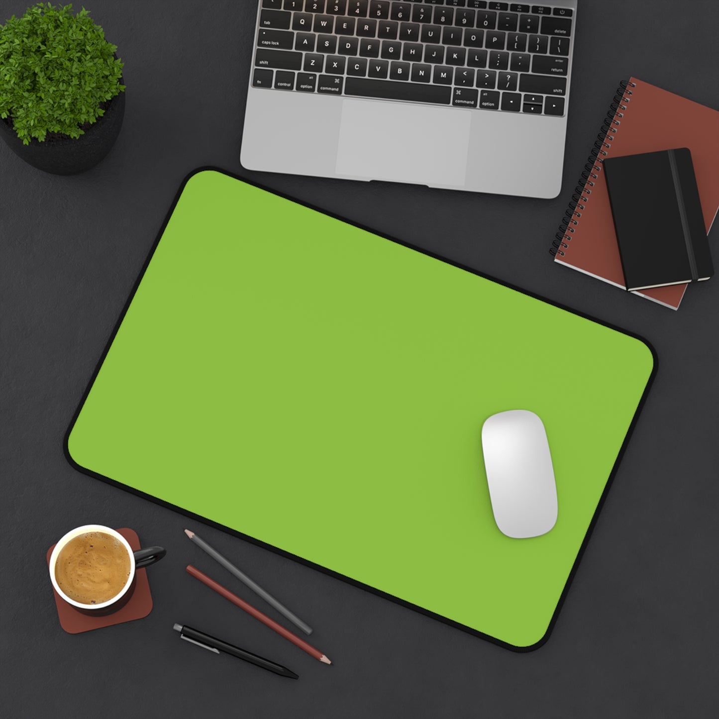Muted Lime Desk Mat Color Coordinated Collection (12x18, 12x22, 16x32)