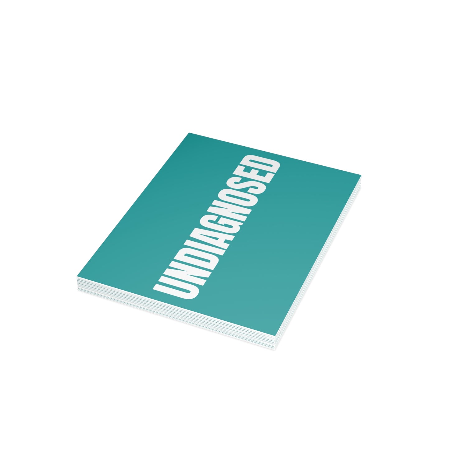 Deep Aqua Postcard Set Pack of 10, 30 or 50 w/ Envelopes | Coordinated Collection