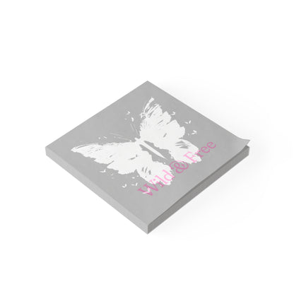 Wild and Free Sticky Notes Butterfly Post It Notes (7 Sizes)