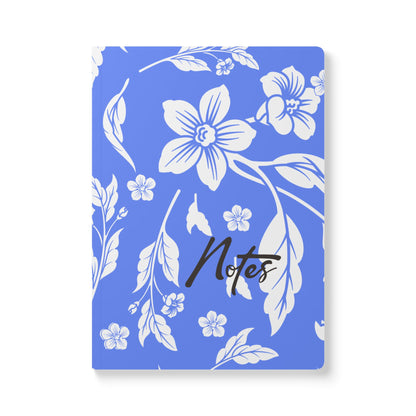 Periwinkle Floral A5 Lined Journal Coordinated Collection