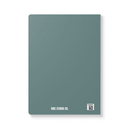 Dusty Blue The Journey Starts Now A5 Lined Journal