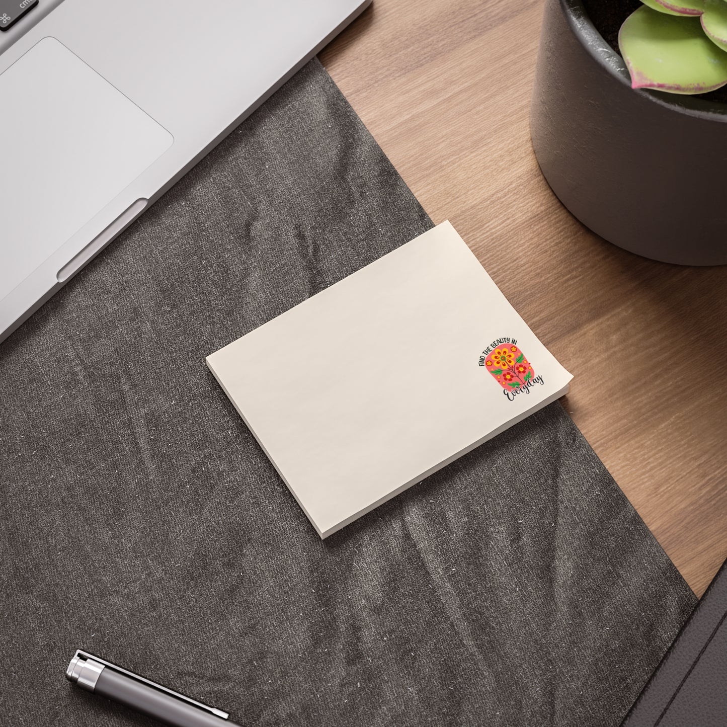 Latte Cream Find The Beauty Sticky Notes (7 Sizes Post It Notes)
