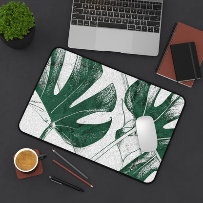 Monstera Leaf Green Desk Pad