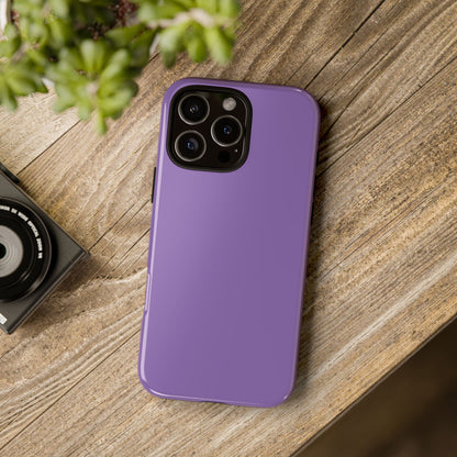 Purple Tough Cell Phone Case Matte or Glossy Protective Case iPhone Samsung