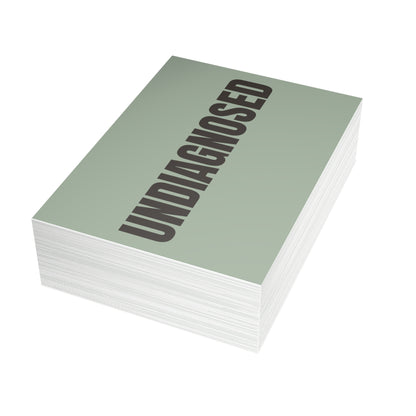 Sage Postcard Set Pack of 10, 30 or 50 w/ Envelopes | Coordinated Collection