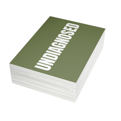 Olive Postcard Set Pack of 10, 30 or 50 w/ Envelopes | Coordinated Collection