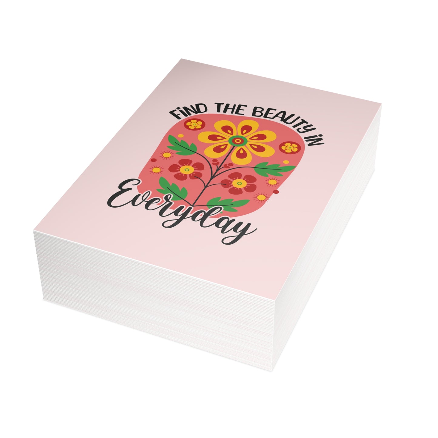 Find the Beauty Postcards Inspirational Floral Postcard Set