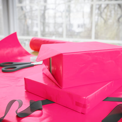 Pink Wrapping Paper Matte or Glossy Gift Wrap 3 Sizes Fine Art Paper