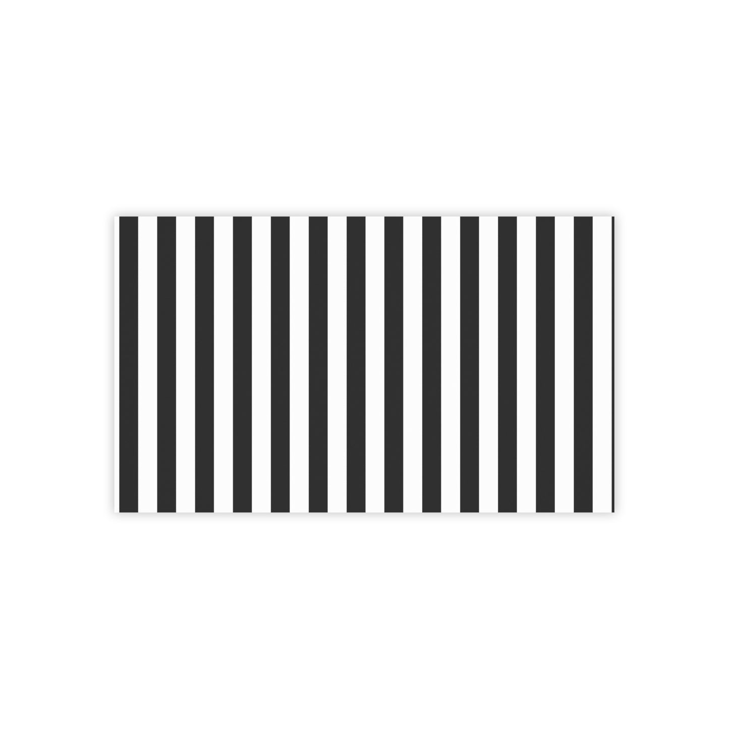 Black Stripe Sticky Notes (7 Sizes)