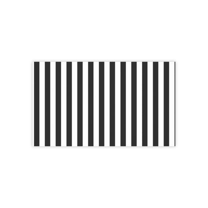 Black Stripe Sticky Notes (7 Sizes)