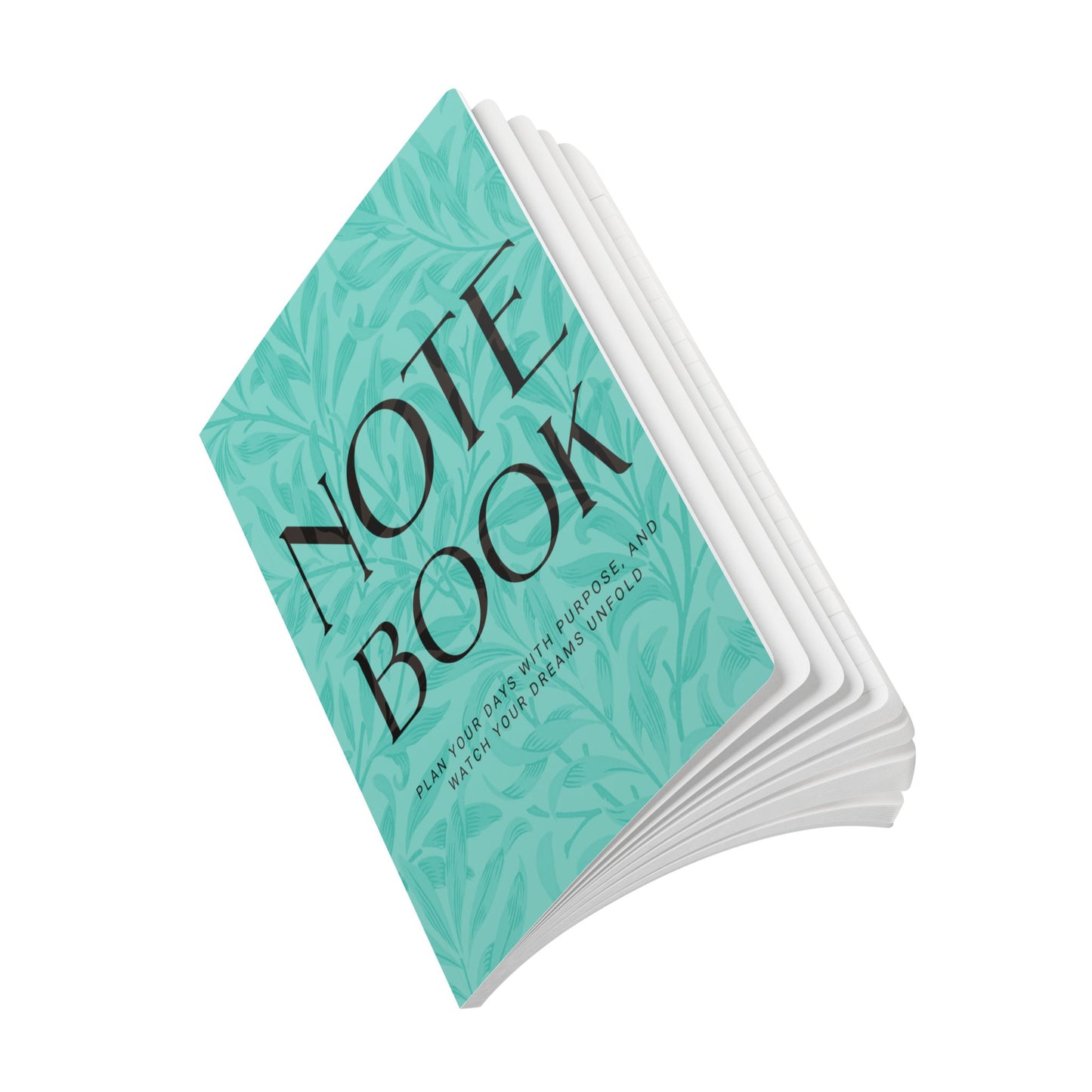 Candy Shop Leaves A5 Lined Journal Minimal Botanical Notebook | Coordinated Collection