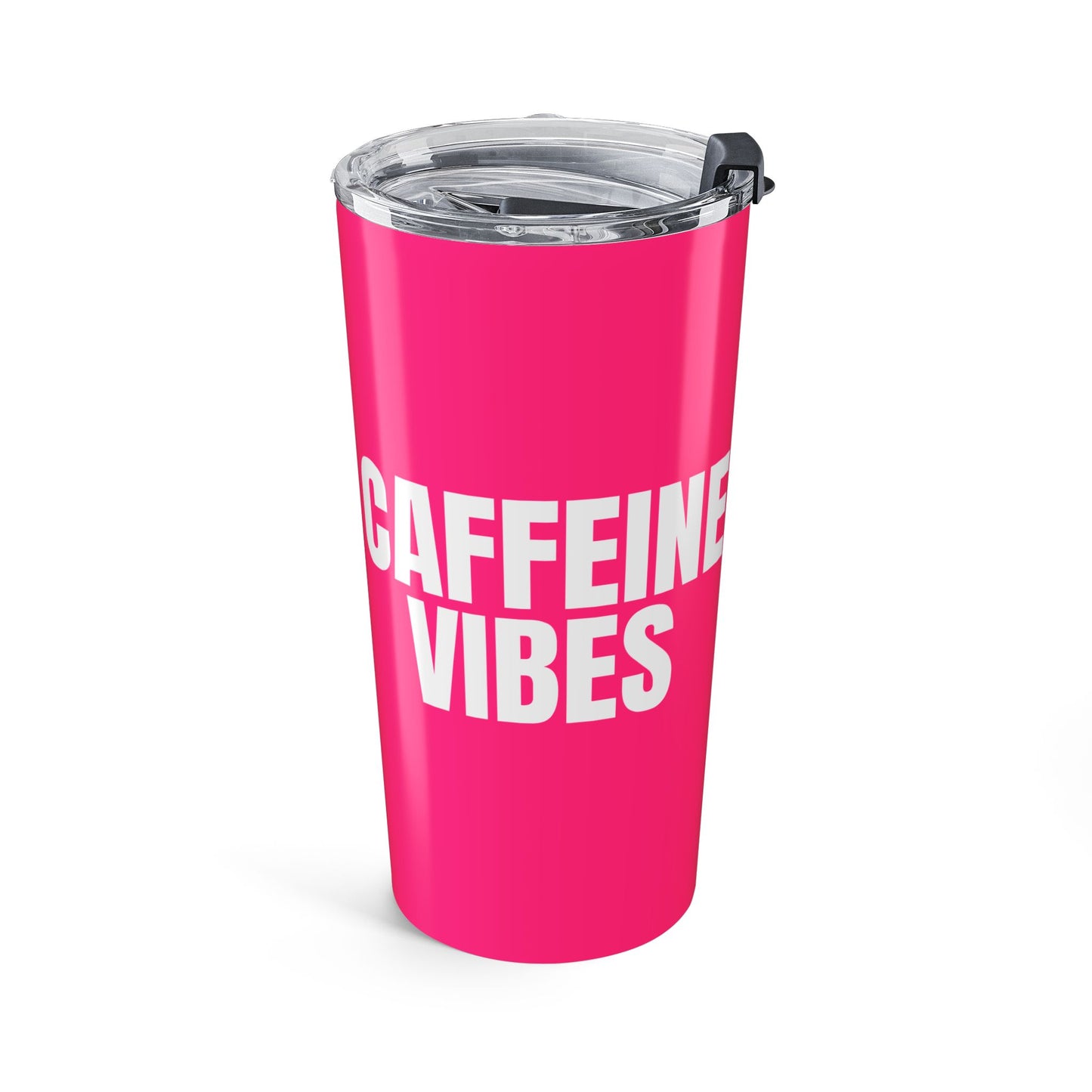 Pink Caffeine Vibes 20oz Stainless Steel Tumbler | Color Coordinated Collection