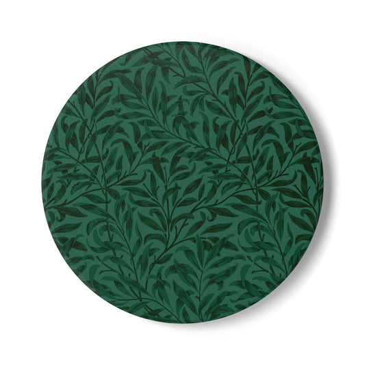 Leaf Green Leaves Coaster Square or Round Color Coordinated Collection