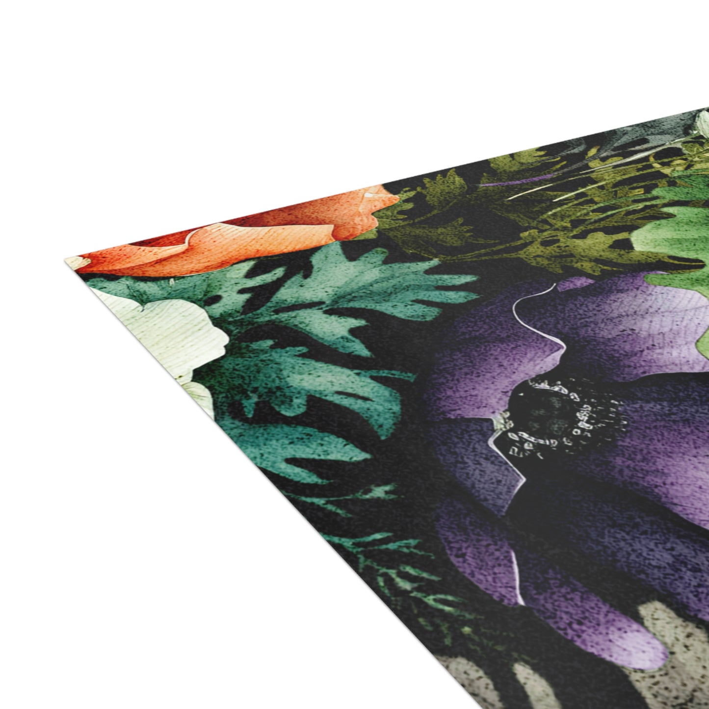Decorated Floral Postcards Botanical Floral Postcard Set
