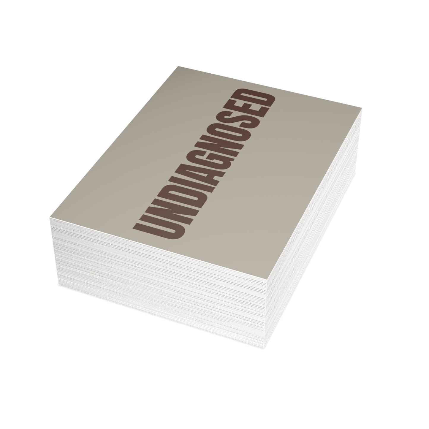Warm Stone Postcard Set Pack of 10, 30 or 50 w/ Envelopes | Coordinated Collection