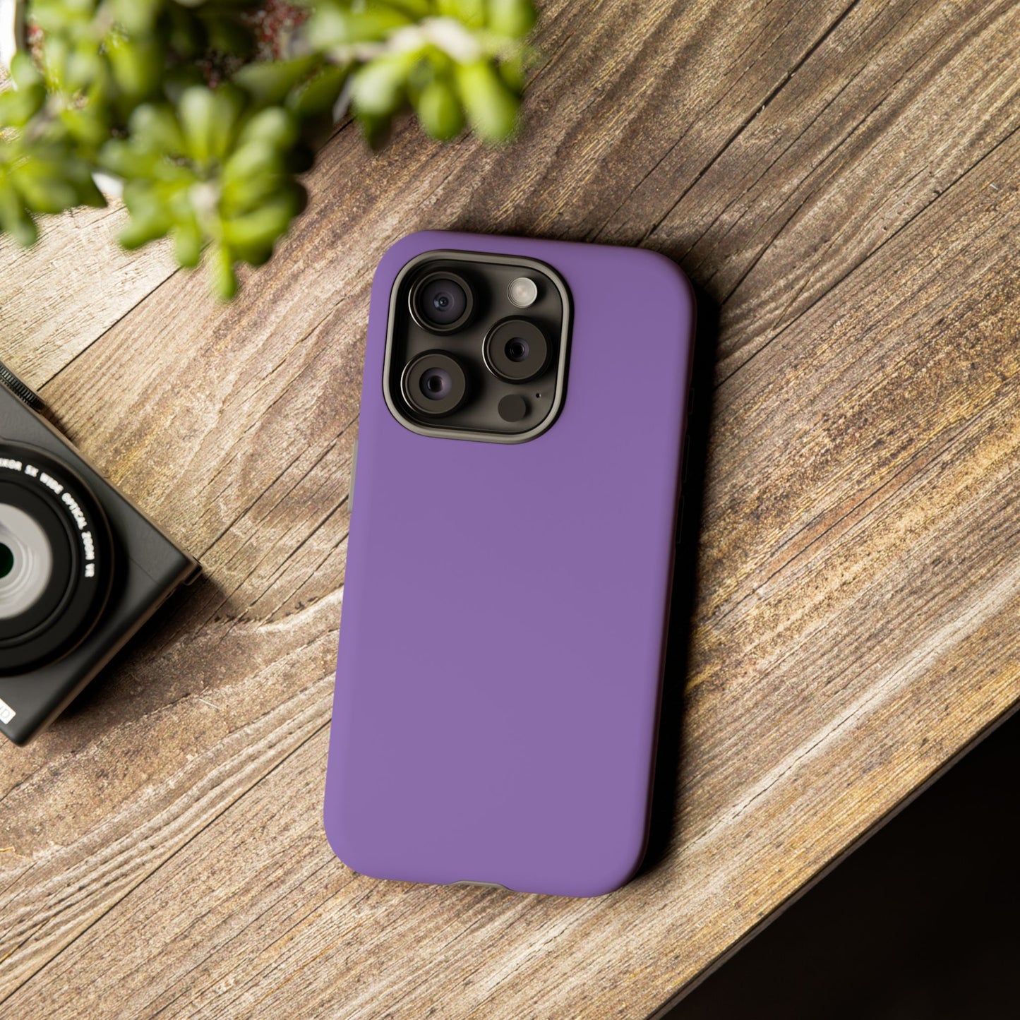 Purple Tough Cell Phone Case Matte or Glossy Protective Case iPhone Samsung