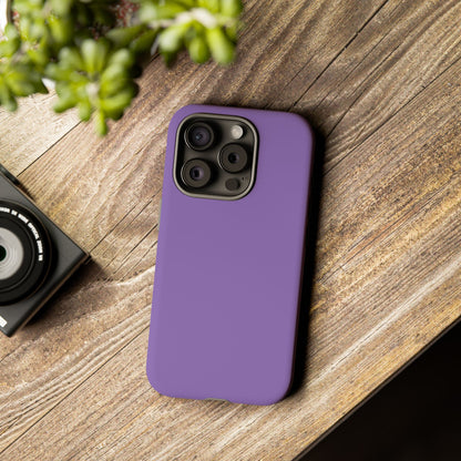 Purple Tough Cell Phone Case Matte or Glossy Protective Case iPhone Samsung