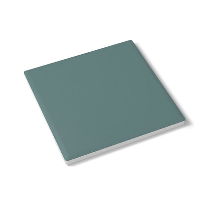 Dusty Blue Ceramic Coaster Round or Square | Coordinated Collection
