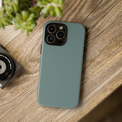 Dusty Blue Tough Cell Phone Case, Matte or Glossy Iphone and Samsung