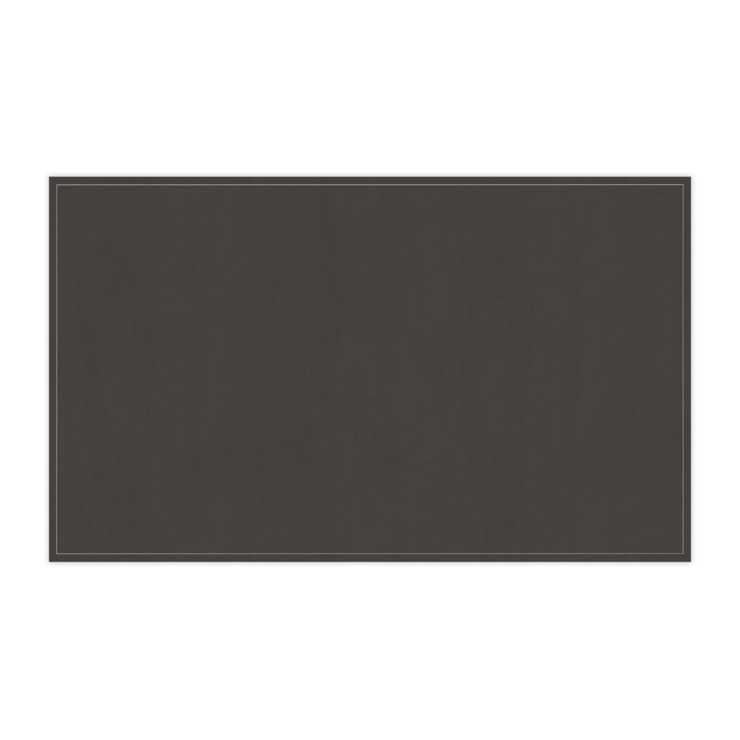 Muted Charcoal Cotton Twill Tea Towel 18 x 30