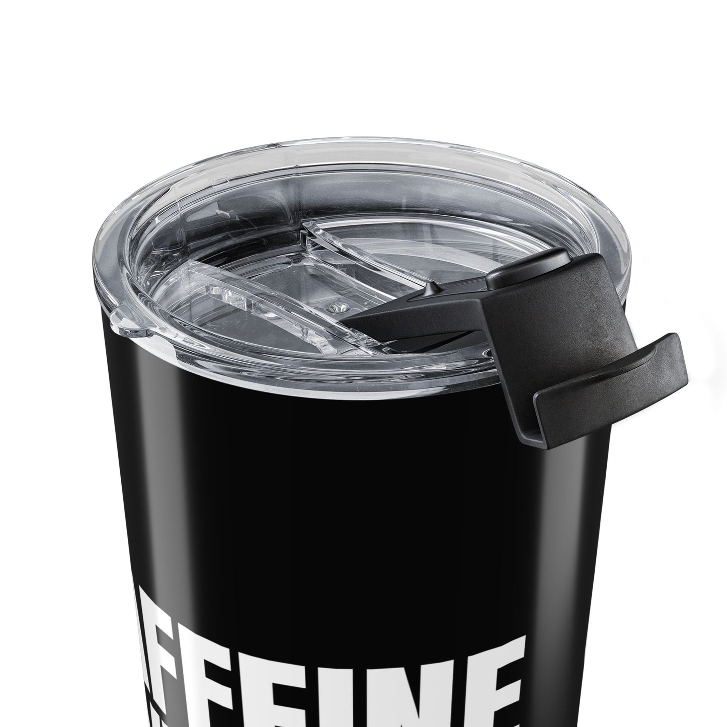 Black Caffeine Vibes 20oz Stainless Steel Tumbler | Color Coordinated Collection