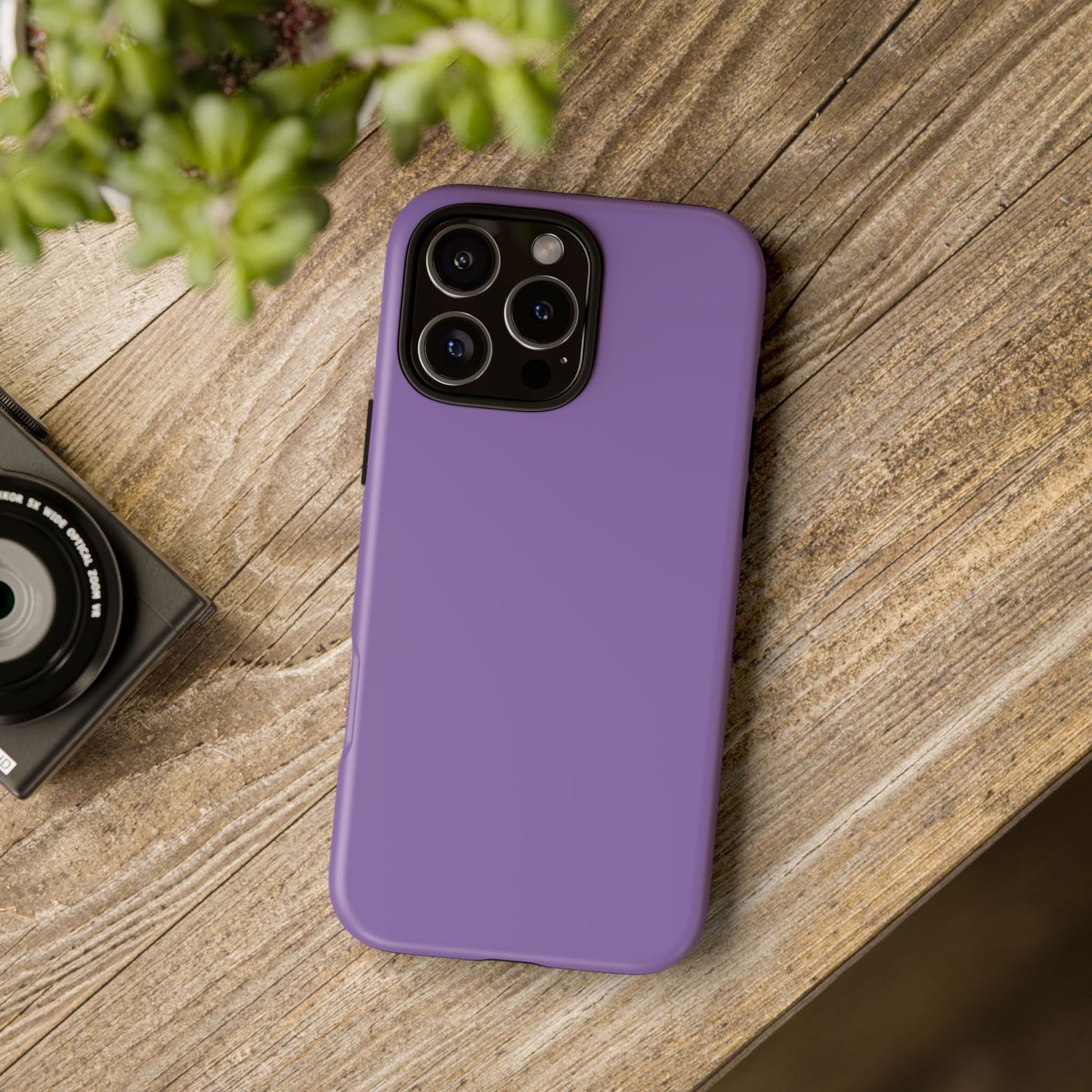 Purple Tough Cell Phone Case Matte or Glossy Protective Case iPhone Samsung