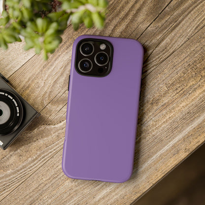 Purple Tough Cell Phone Case Matte or Glossy Protective Case iPhone Samsung