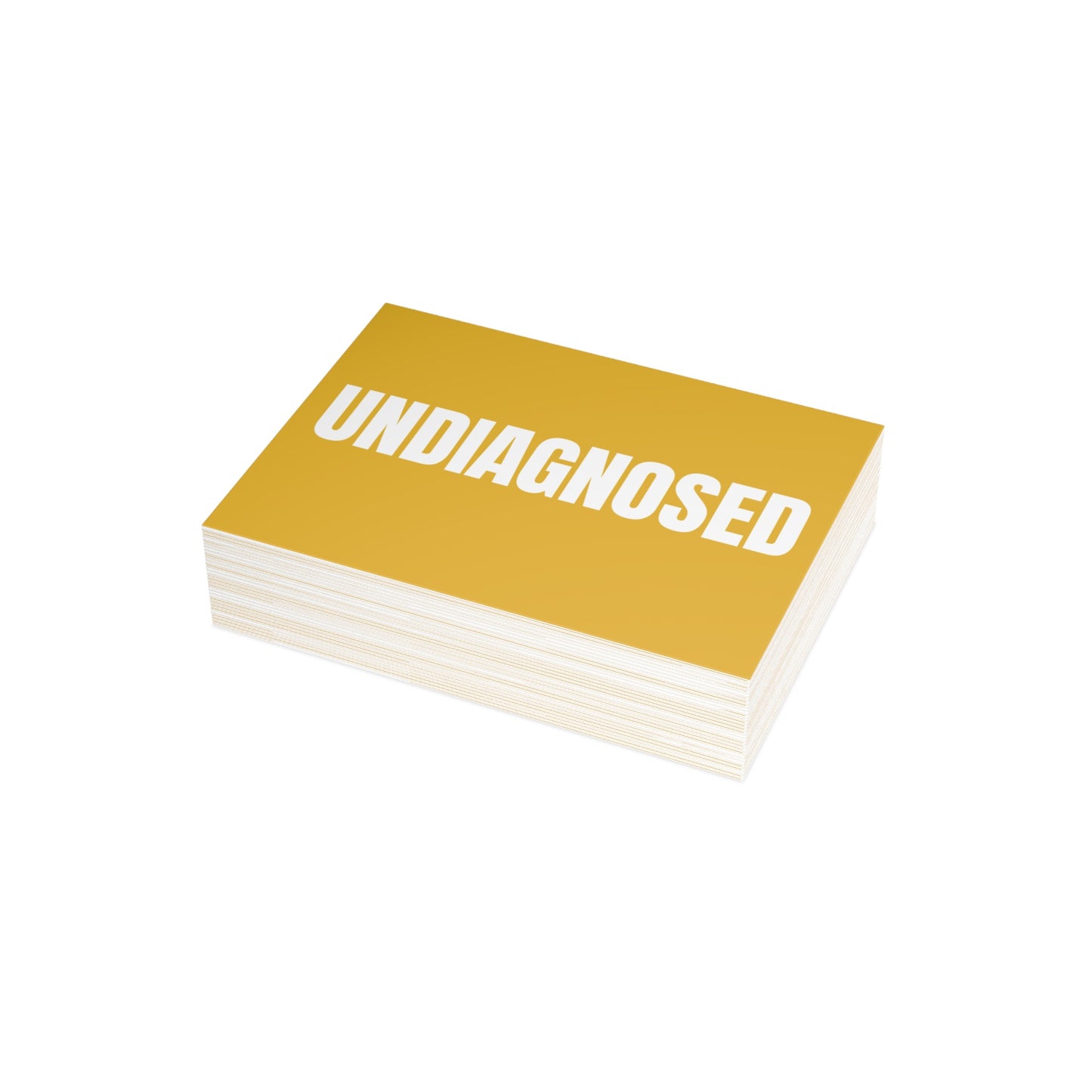 Honey Yellow Postcard Set Pack of 10, 30 or 50 w/ Envelopes | Coordinated Collection