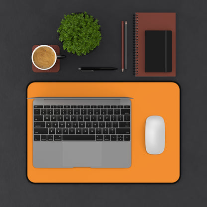 Tangerine Desk Mat Color Coordinated Collection (12x18, 12x22, 16x32)