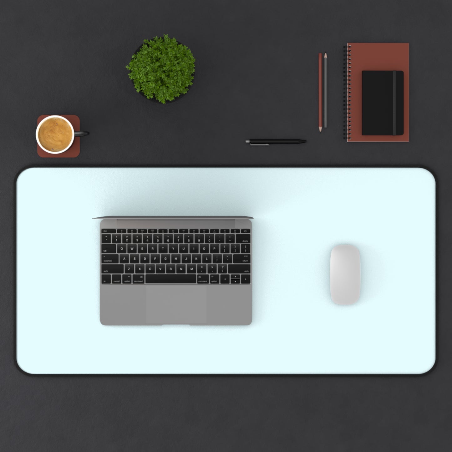 Ocean Blue Desk Mat Color Coordinated Collection (12x18, 12x22, 16x32)