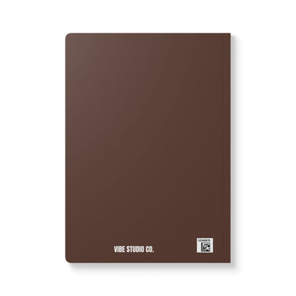 Chocolate Brown The Journey Starts Now A5 Lined Journal