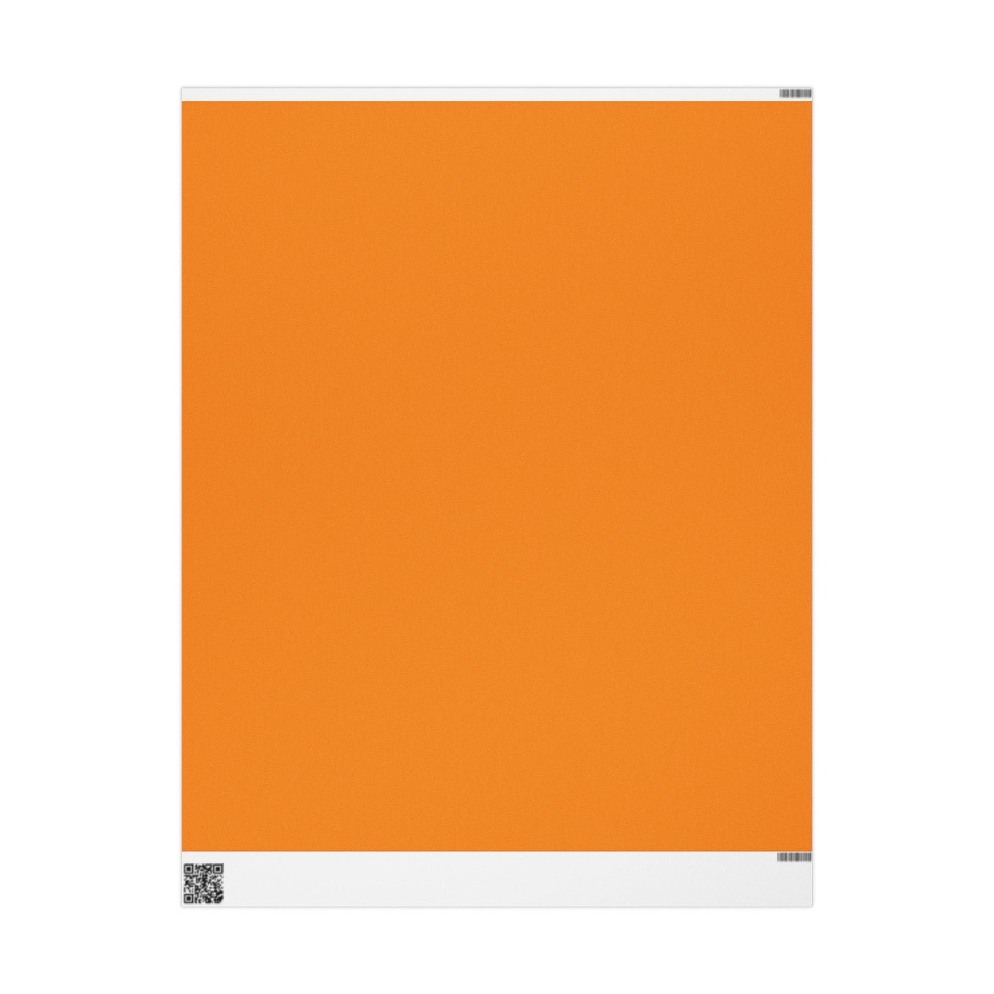 Tangerine Wrapping Paper Matte or Glossy Gift Wrap 3 Sizes Fine Art Paper