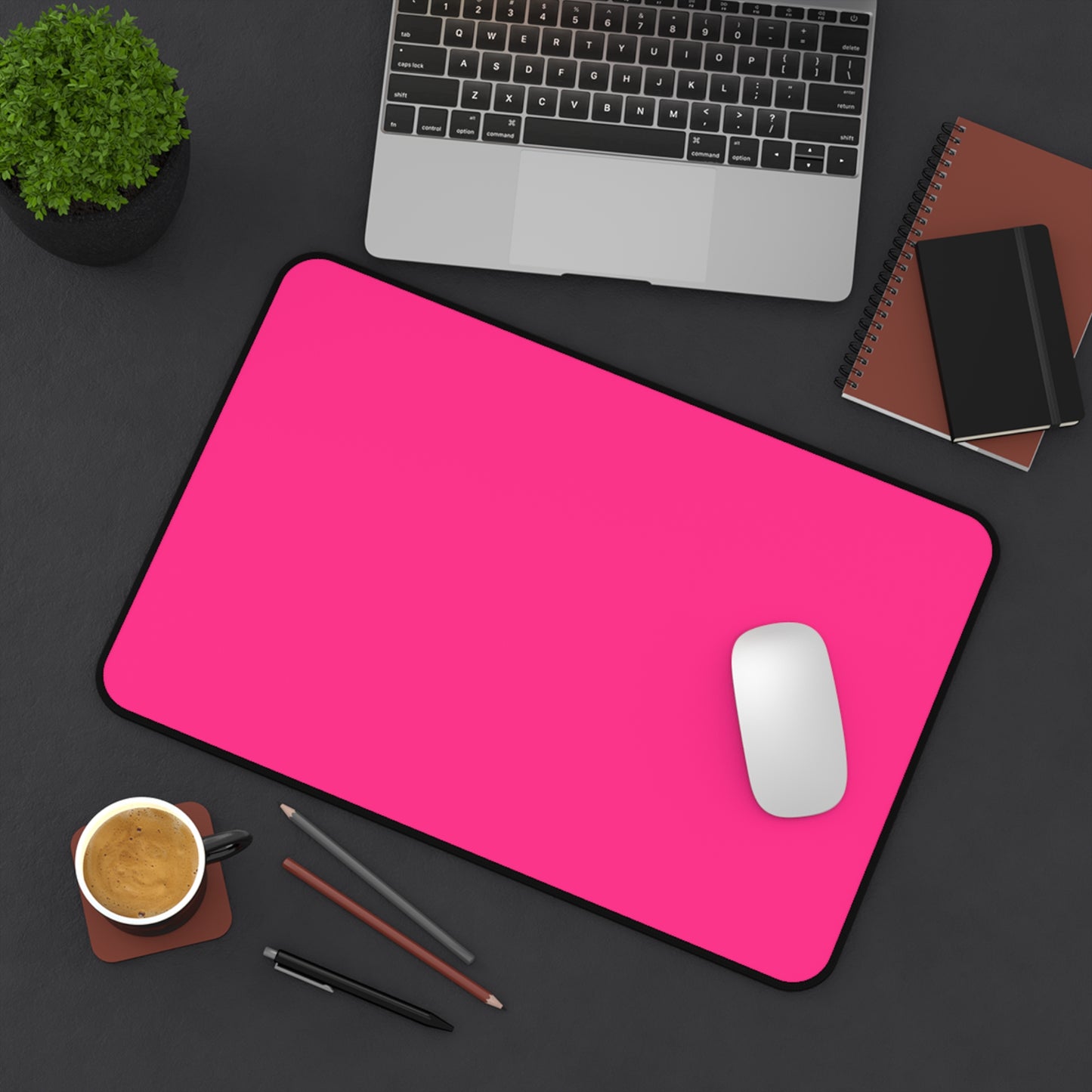 Pink Desk Mat Color Coordinated Collection (12x18, 12x22, 16x32)