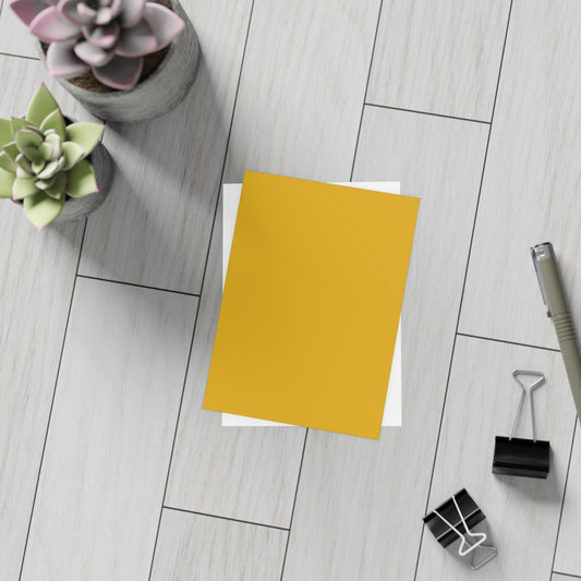 Honey Yellow Post Card Color Coordinated Collection Sets (10, 30 or 50)