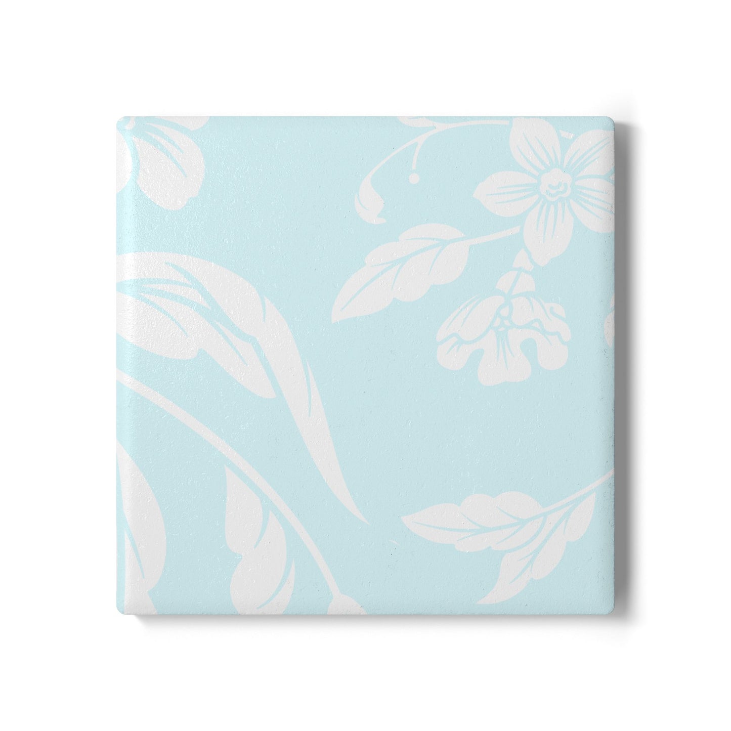 Ocean Blue Floral Ceramic Coaster Coordinated Collection