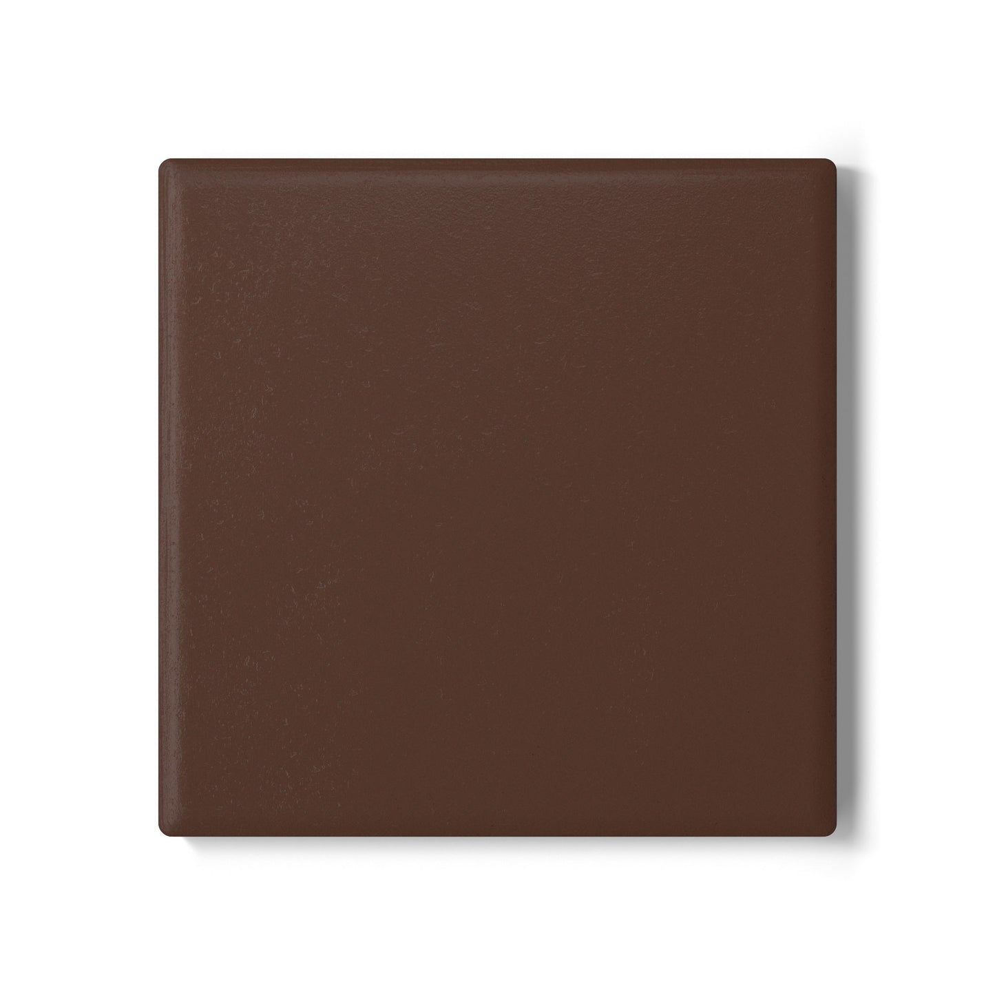 Chocolate Brown Ceramic Coaster Round or Square | Coordinated Collection