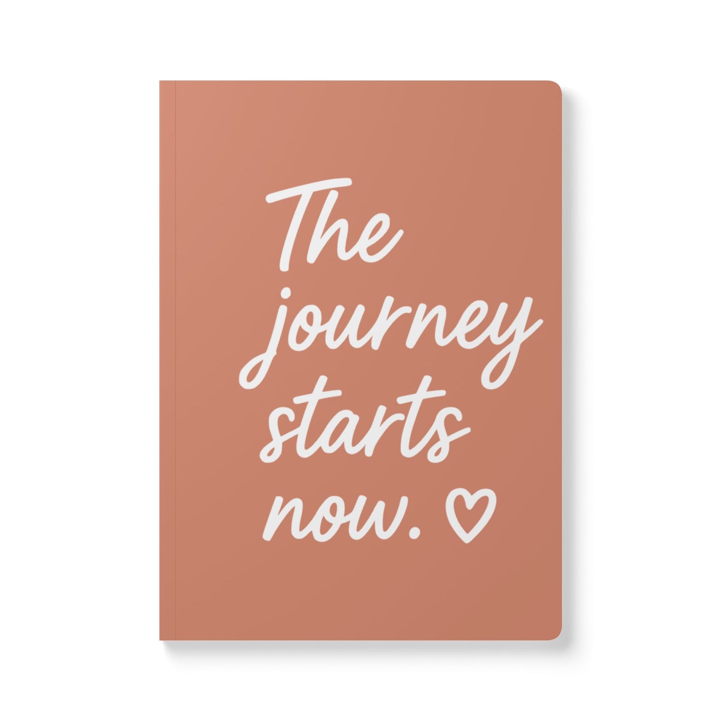 Terracotta The Journey Starts Now A5 Lined Journal