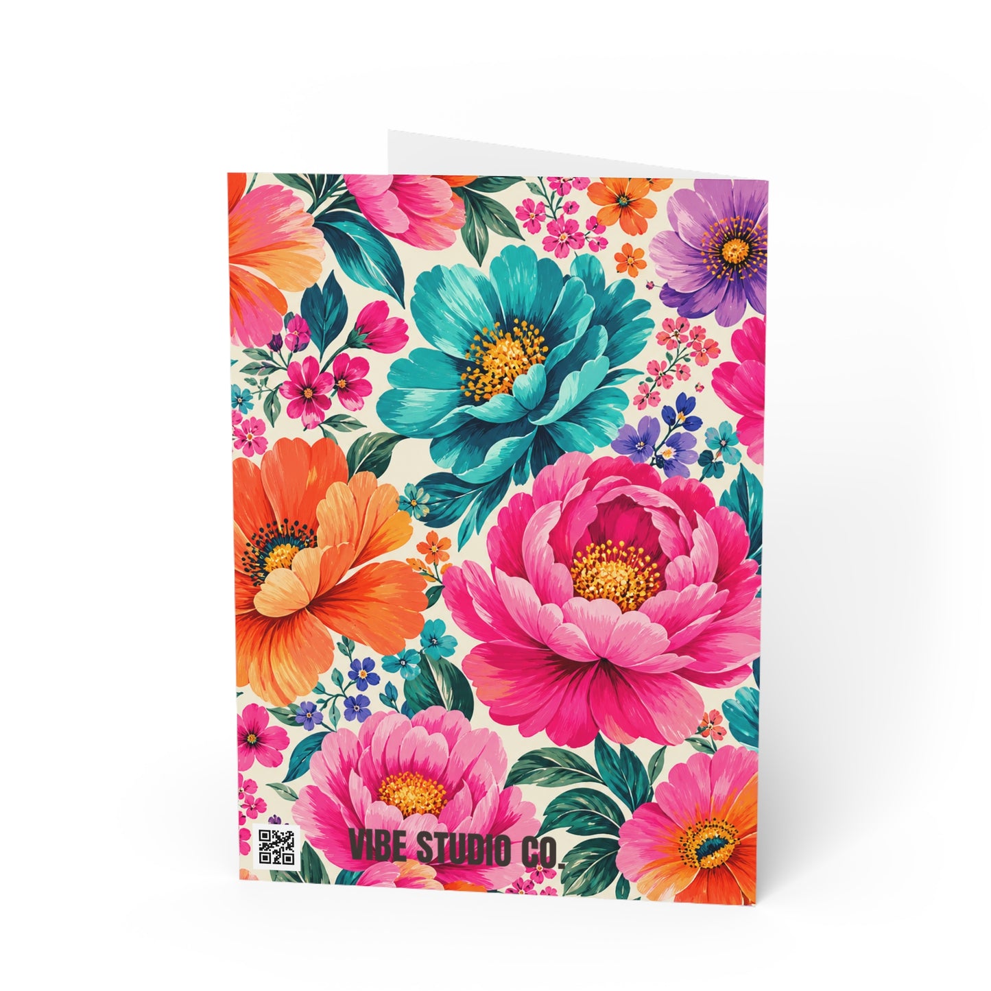 Dreamy Floral Folded Note Card Set Floral Stationery