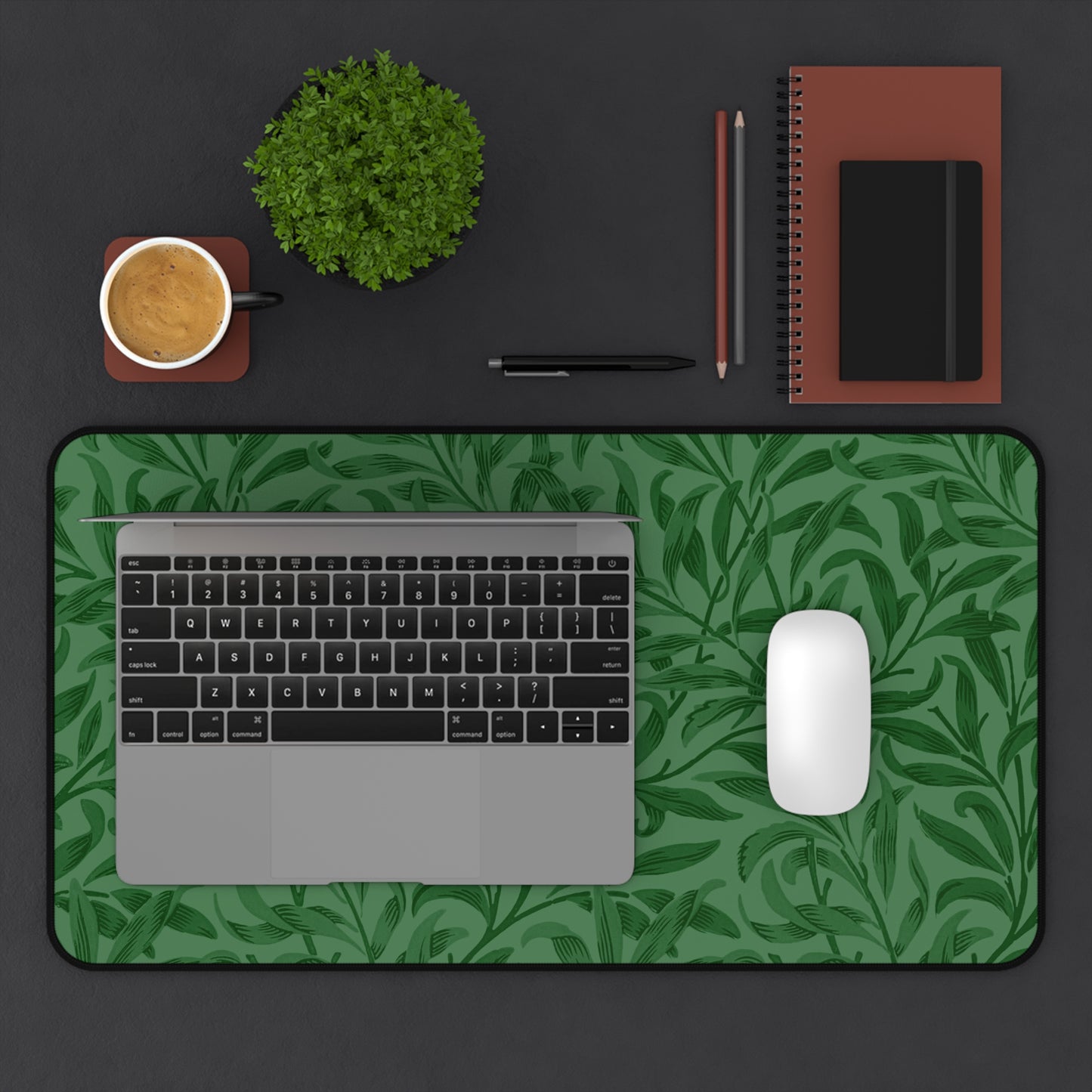 Green Leaf "Leaves" Desk Pad