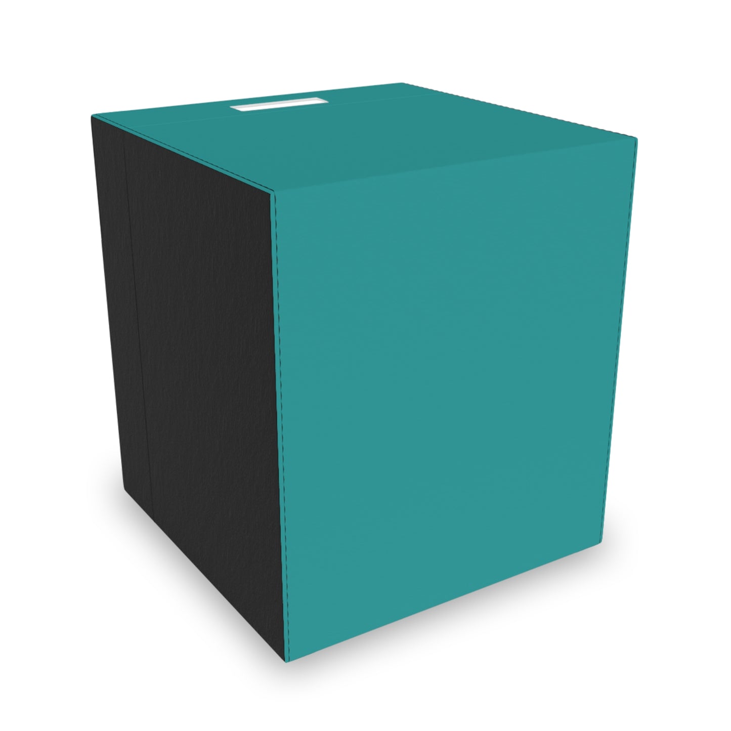 Deep Aqua Felt Storage Box Foldable Organizer Bin Home Storage Basket