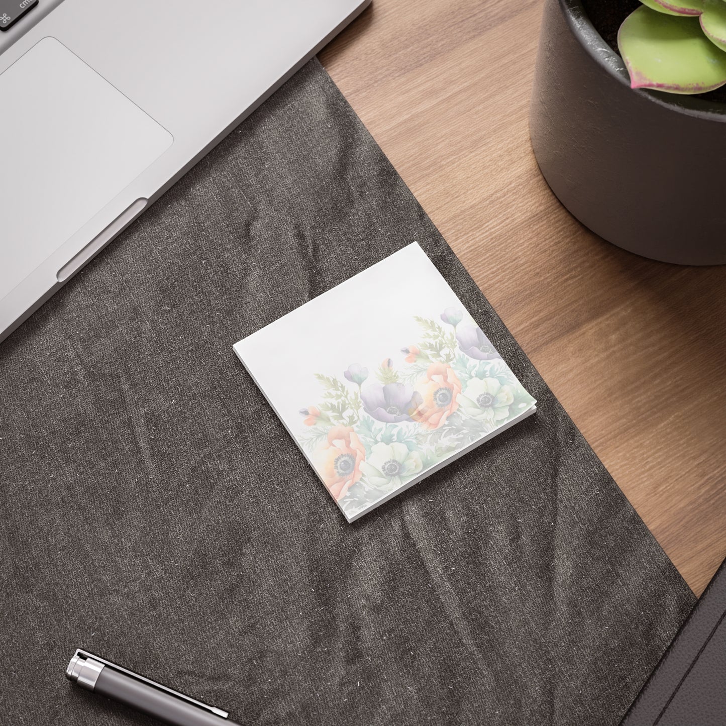 Decorated Floral Sticky Notes Botanical Floral Post It Notes (7 Sizes)
