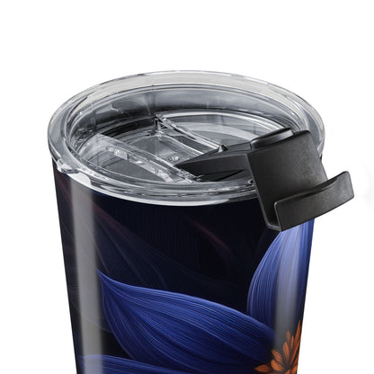 Blue Floral Heaven 20 oz Stainless Steel Tumbler