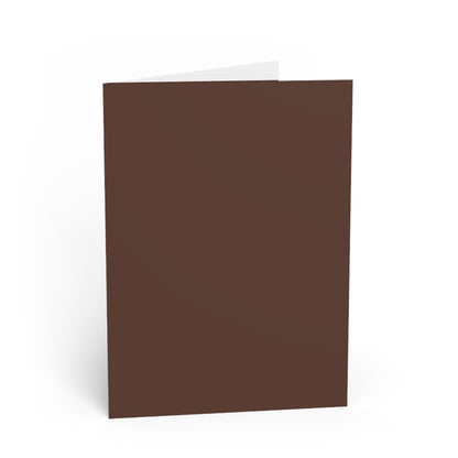 Chocolate Brown Note Card Color Coordinated Collection