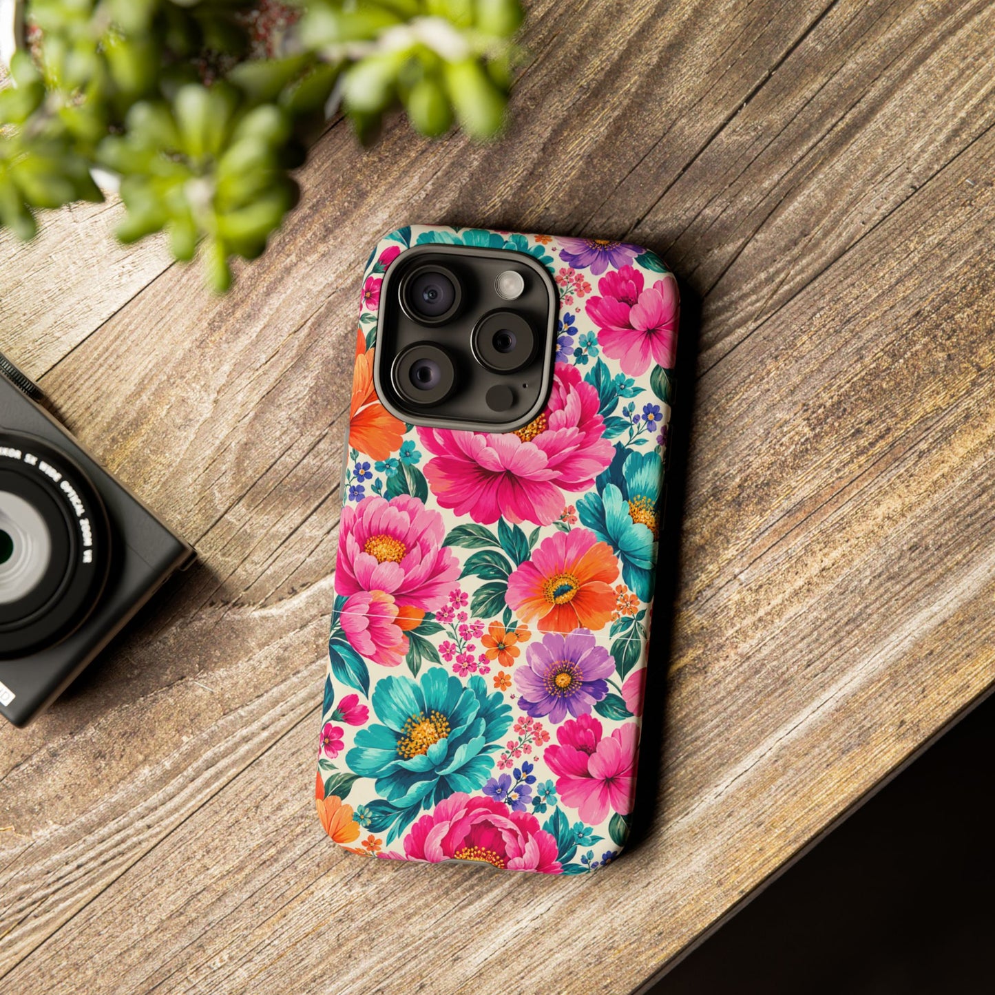 Dreamy Floral Tough Phone Case iPhone Samsung Floral Phone Cover