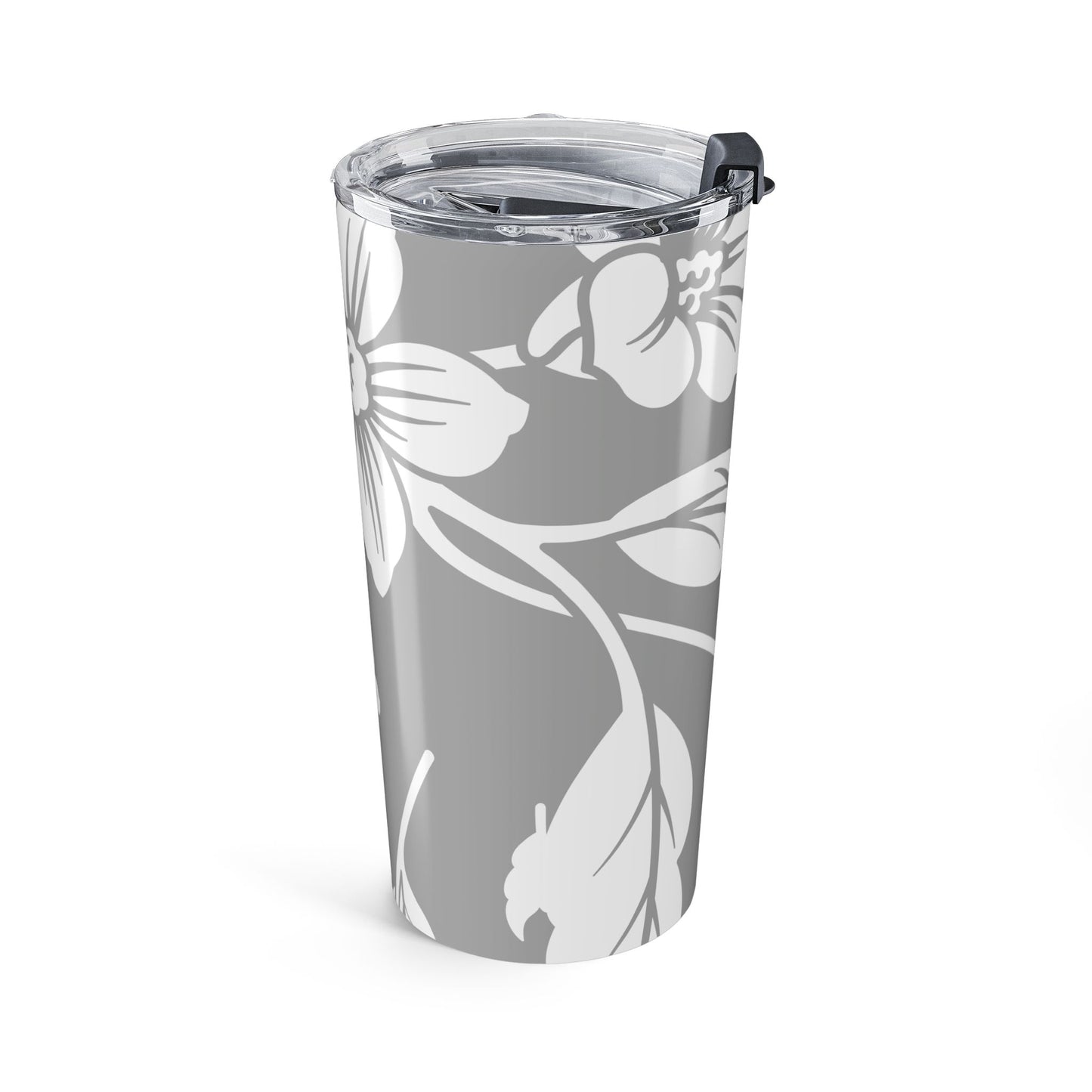 Grayscale Floral 20oz Stainless Steel Tumbler | Coordinated Collection