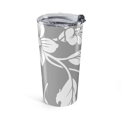 Grayscale Floral 20oz Stainless Steel Tumbler | Coordinated Collection
