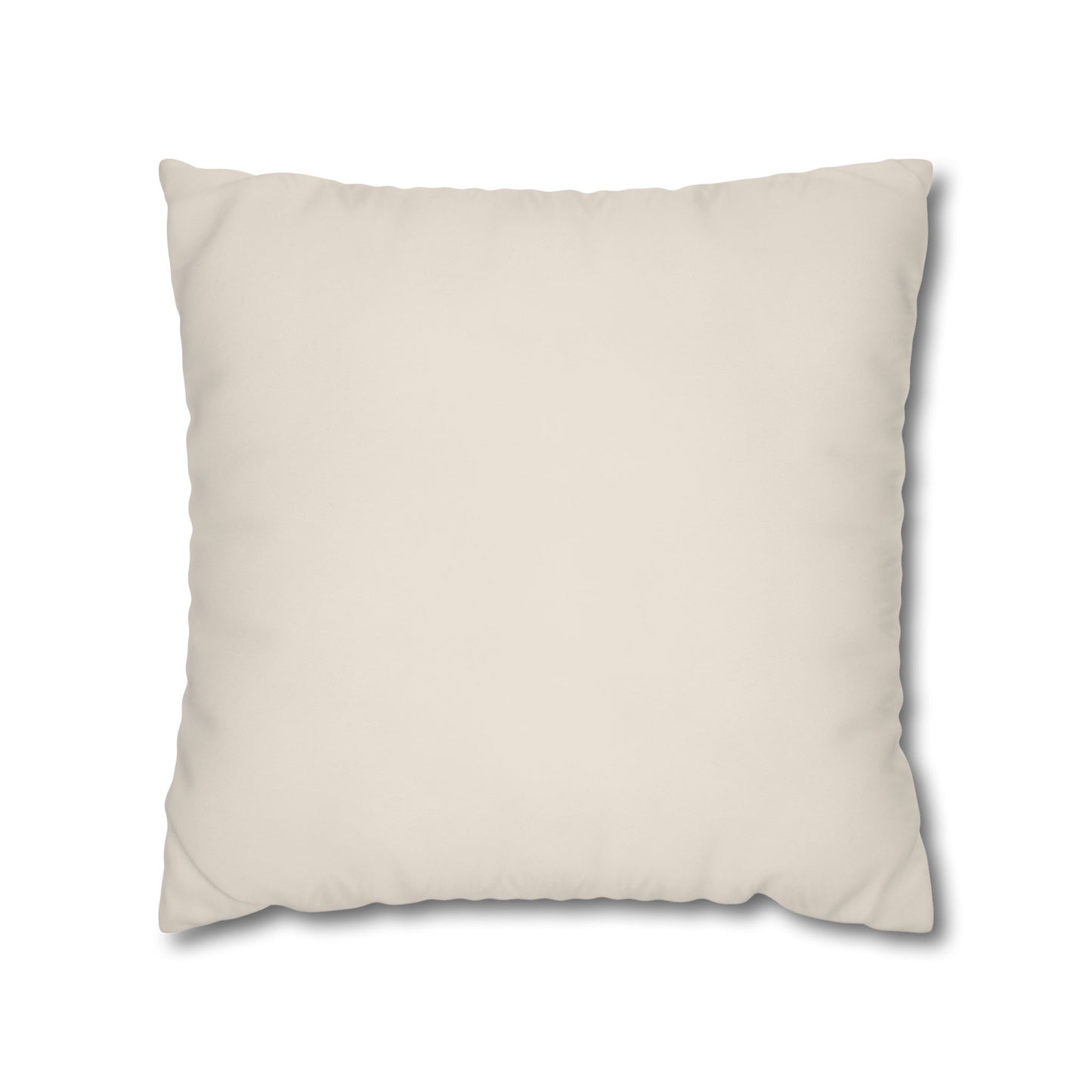 Latte Cream Canvas Pillow Cover 20x20